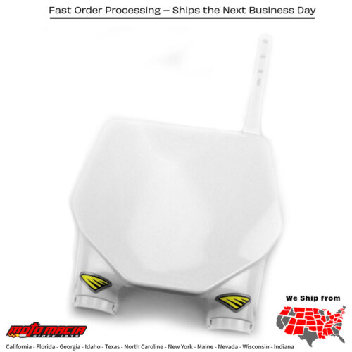 CYCRA Stadium Number Plate White Honda Crf450r 2008-2009 Crf250r 2008-2009...