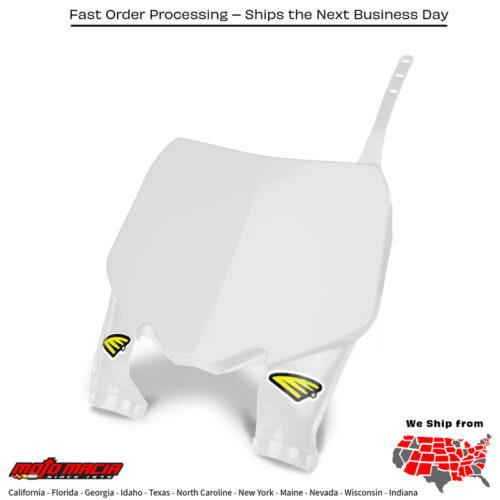 CYCRA Stadium Number Plate White Honda Crf450r 2013-2015 Crf250r 2014-2017...
