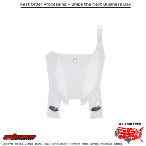 CYCRA Stadium Number Plate White Honda Crf450rx 2025-2026 Crf250rx 2025-202...