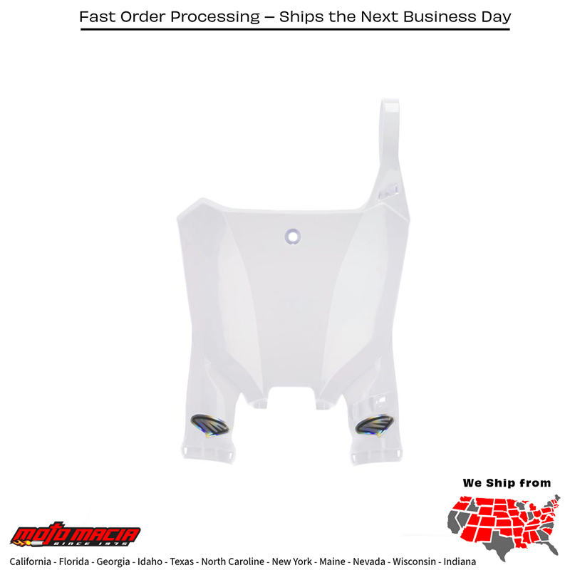 CYCRA Stadium Number Plate White Honda Crf450rx 2025-2026 Crf250rx 2025-202...