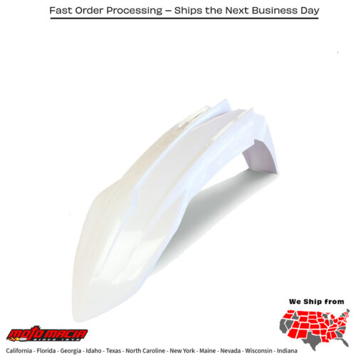 CYCRA Performance Front Fender White Yamaha Yz450f 2018-2022 Yz250f 2019-2 more.