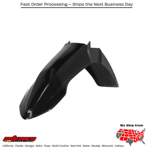 CYCRA Replica Front Fender Black Yamaha Yz450f 2023-2026 Yz250f 2024-2026...