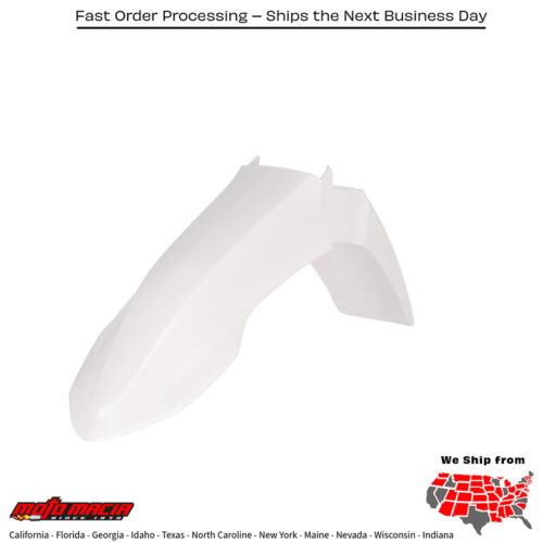 CYCRA Replica Front Fender White Yamaha Yz450f 2023-2026 Yz250f 2024-2026...