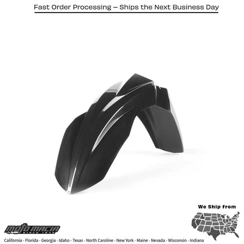 CYCRA Replica Front Fender Black Kawasaki Kx250f 2017-2026 Kx450x 2021-2 more...