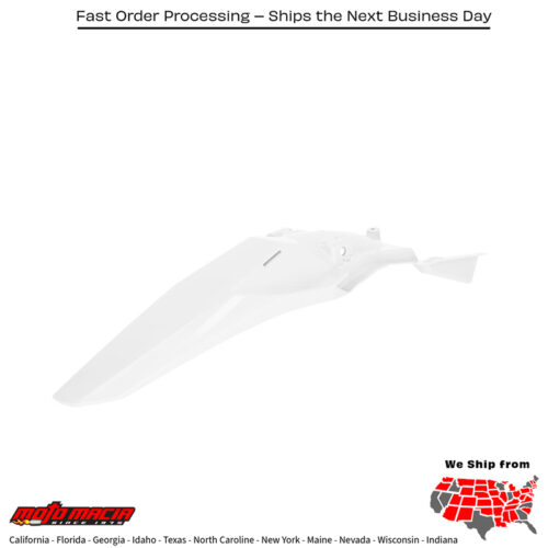 CYCRA Replica Rear Fender White Kawasaki Kx450f 2024-2026 Kx450x 2024-20...