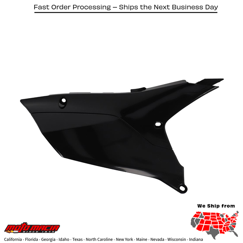 CYCRA Replica Side Number Panels Black Yamaha Yz450f 2023-2025 Yz250f 2024...