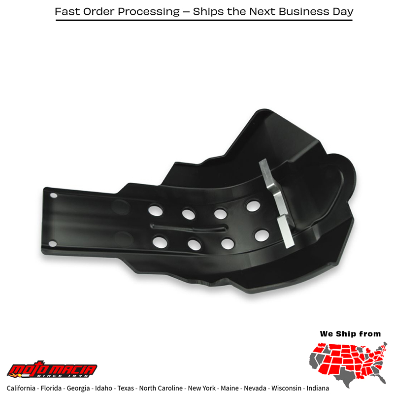 CYCRA Full Armor Skid Plate Black Kawasaki Kx450f 2009-2025 - Image 2