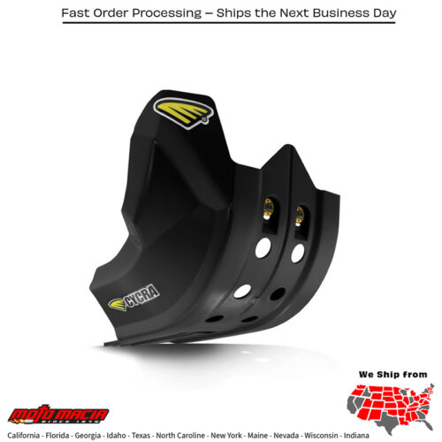 CYCRA Full Armor Skid Plate Black Kawasaki Kx450f 2016-2018