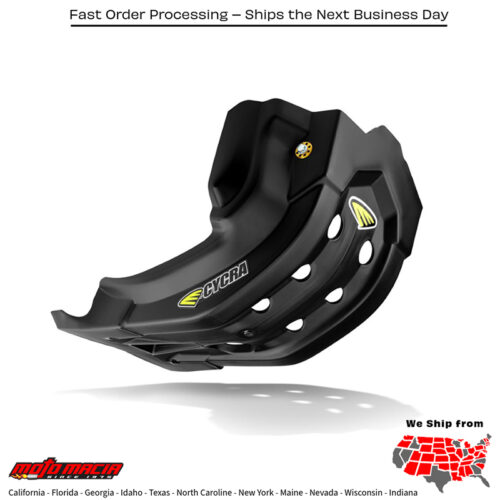 CYCRA Full Armor Skid Plate Black Honda Crf450rx 2017-2020 Crf450r 2017-2020...