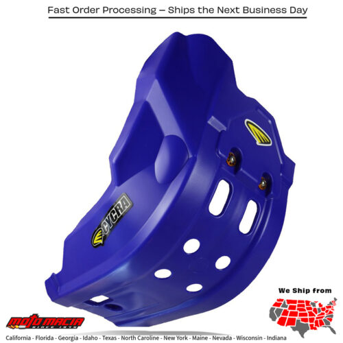 CYCRA Full Armor Skid Plate Blue Yamaha Yz450f 2018-2022 Yz250f 2019-2023...