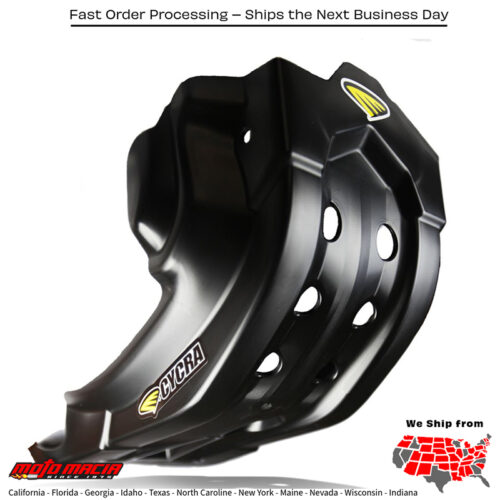 CYCRA Full Armor Skid Plate Black Honda Crf250r 2018-2021 Crf250rx 2019-2021...