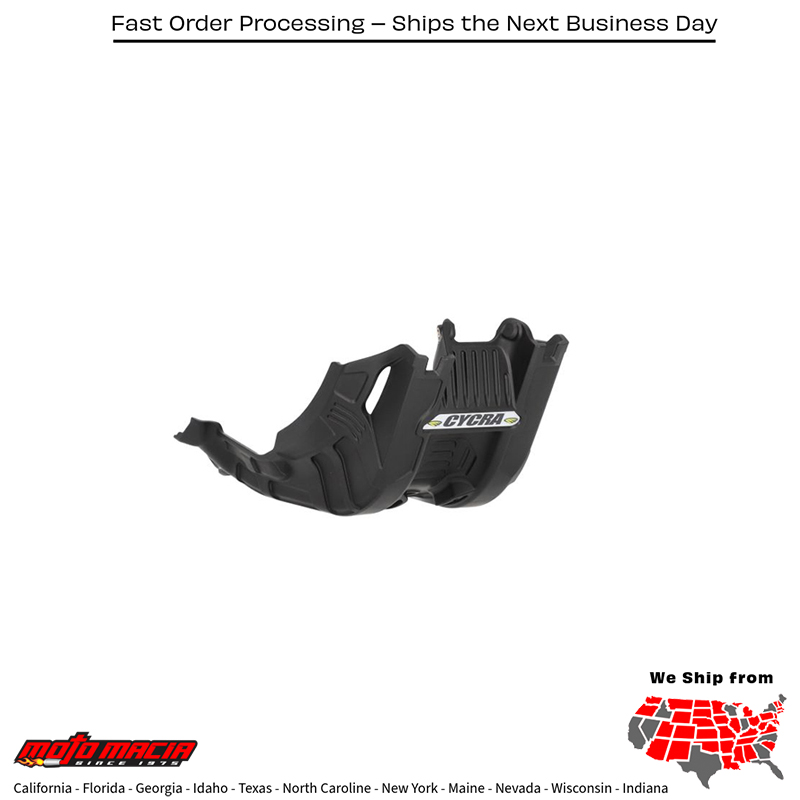 CYCRA Full Armor Skid Plate Black Ktm 450 Sx-F 2023-2026 450 Xc-F 2023-2026 H...