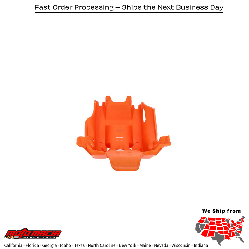 CYCRA Full Armor Skid Plate Orange Ktm 450 Sx-F 2023-2026 Xc-F... - Image 3