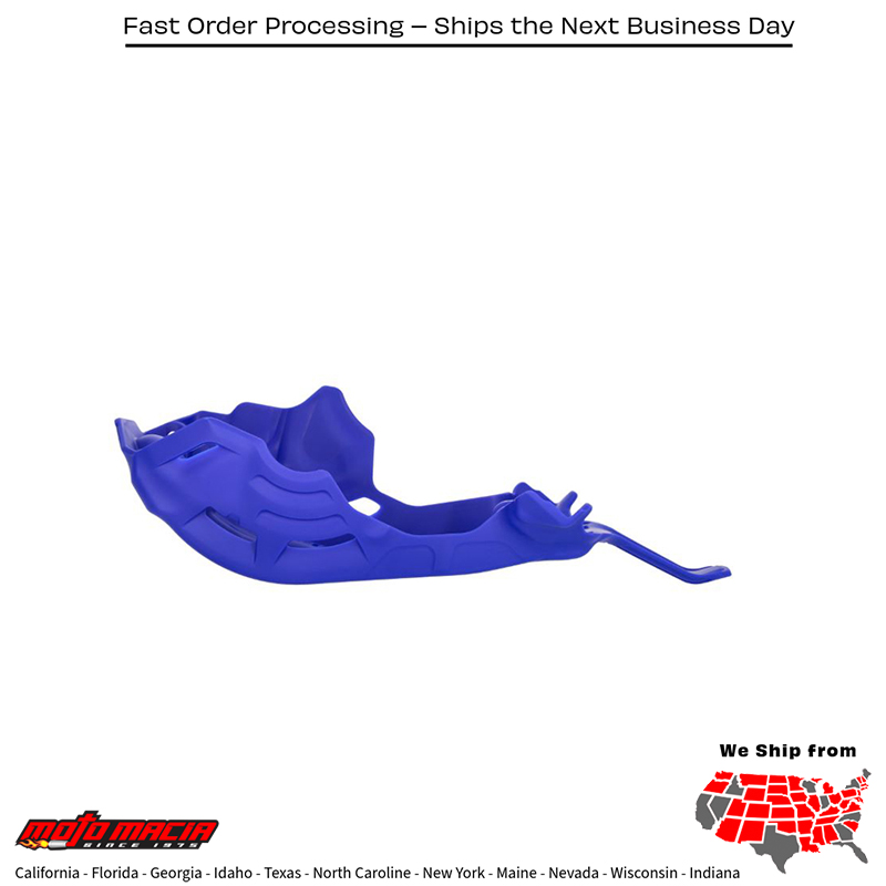 CYCRA Full Armor Skid Plate Blue Yamaha Yz450f 2023-2026 Yz450fx 2024-2026... - Image 4