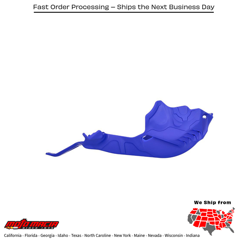 CYCRA Full Armor Skid Plate Blue Yamaha Yz450f 2023-2026 Yz450fx 2024-2026... - Image 5