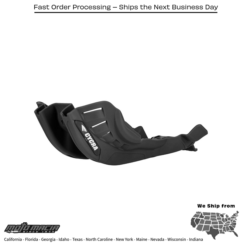 CYCRA Full Armor Skid Plate Black Kx450f 2024-2026 Kx450x 2024...