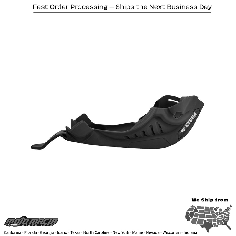 CYCRA Full Armor Skid Plate Black Kx450f 2024-2026 Kx450x 2024... - Image 3