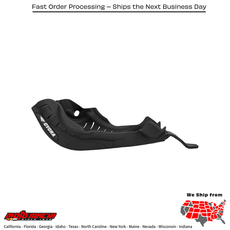CYCRA Full Armor Skid Plate Black Kx450f 2024-2026 Kx450x 2024... - Image 4