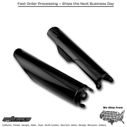 CYCRA Fork Guards Black Honda Crf450rx 2017-2018 Crf450r 2006-2018 Cr...