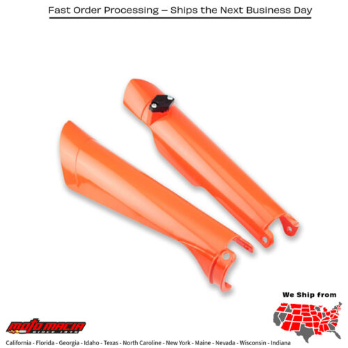 CYCRA Fork Guards Orange Ktm 350 Exc-F 2014-2015 500 Xcf-W 2012-2015...