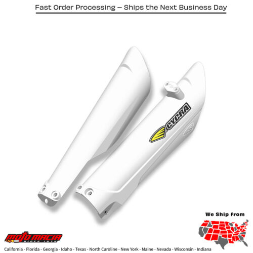 CYCRA Fork Guards White Ktm 150 Xc-W 2017-2023 350 Exc-F 2016-2023 500 Xc...