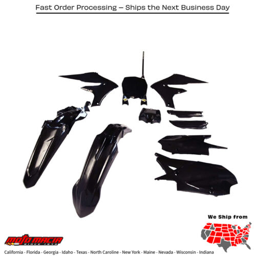 CYCRA Powerflow Full Body Kit Black Yamaha Yz450f 2018-2022 Yz250f 2019-20...