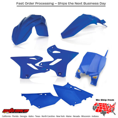CYCRA 5 Piece Body Kit Blue Yamaha Yz250x 2016-2022 Yz125 2015-2021...