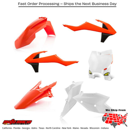 CYCRA 5 Piece Body Kit Oem Color Ktm 350 Xc-F/Sx-F 2016-2018...