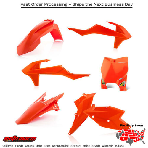 CYCRA 5 Piece Body Kit Orange Ktm 350 XC-F SX-F 2016-2018 2 more...