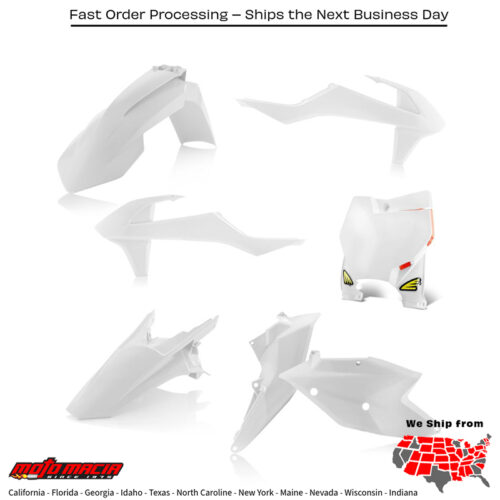 CYCRA 5 Piece Body Kit White Ktm 350 Xc-F, Sx-F 2016-2018, 25 more...