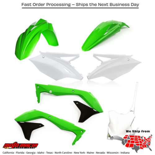 CYCRA 5 Piece Body Kit Oem Color Kawasaki Kx450f 2016-2018...