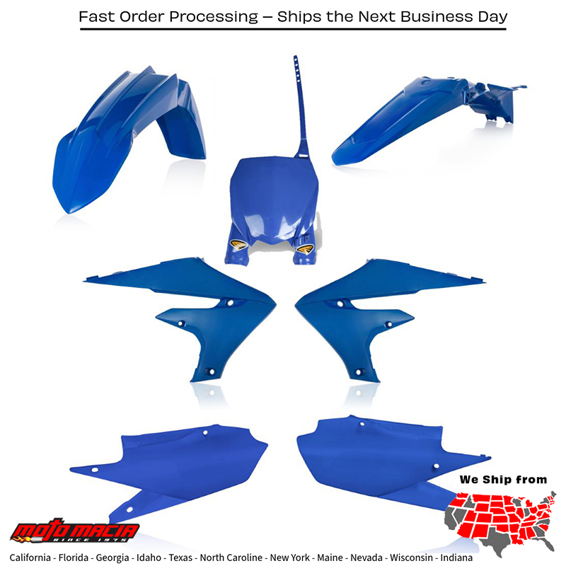 CYCRA 5 Piece Body Kit Blue Yamaha Yz450f 2018-2022 Yz250f 2019-2023 more...