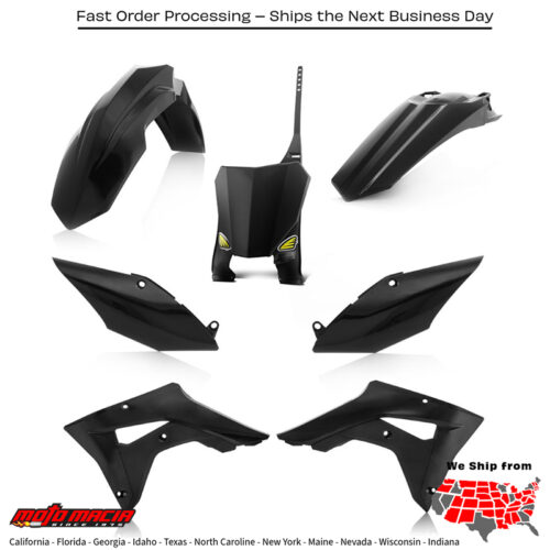 CYCRA 5 Piece Body Kit Black Honda Crf450rx 2017-2020 Crf250rx 2019-2021...