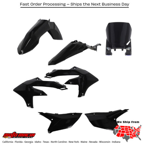 CYCRA 5 Piece Body Kit Black Yamaha Yz450f 2023-2025 Yz250f 2024-2026 Yama more.