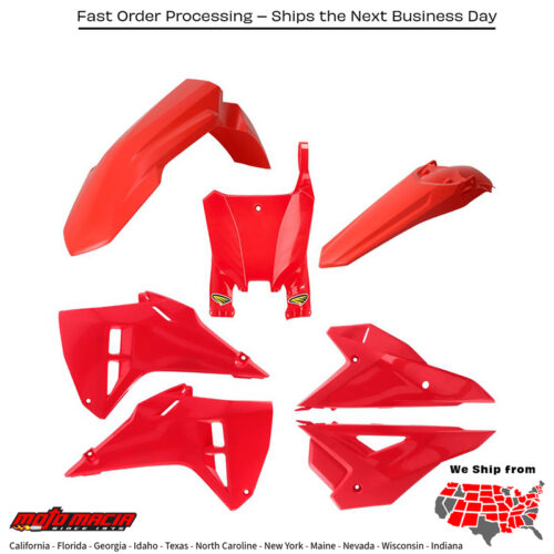 CYCRA 5 Piece Body Kit Red Crf450r 2025-2026 Crf250r 2025-2026...