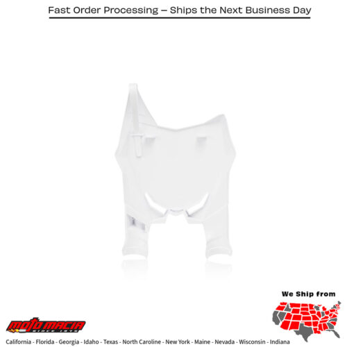 CYCRA Stadium Number Plate White Suzuki Rm-Z450 2018-2026 Rm-Z250 2019-2026...