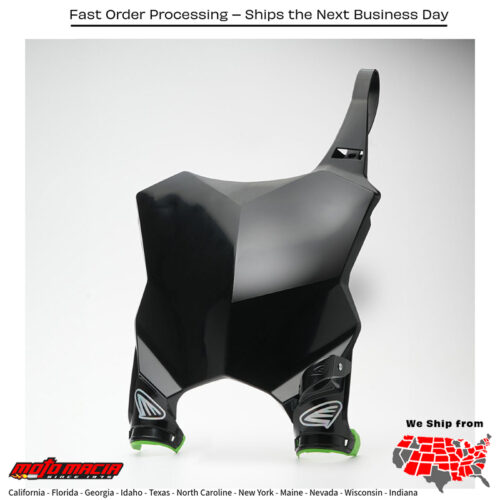 CYCRA Stadium Number Plate Black Kawasaki Kx450f 2024-2026 Kx450x 2024-2...