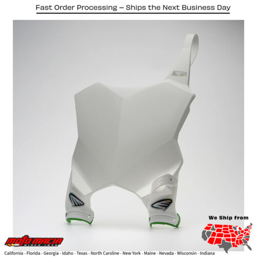 CYCRA Stadium Number Plate White Kawasaki Kx450f 2024-2026 Kx450x 2024-2...