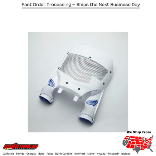 CYCRA Stadium Vented Number Plate White Yz450f 2023-2025 Yz250f 202...
