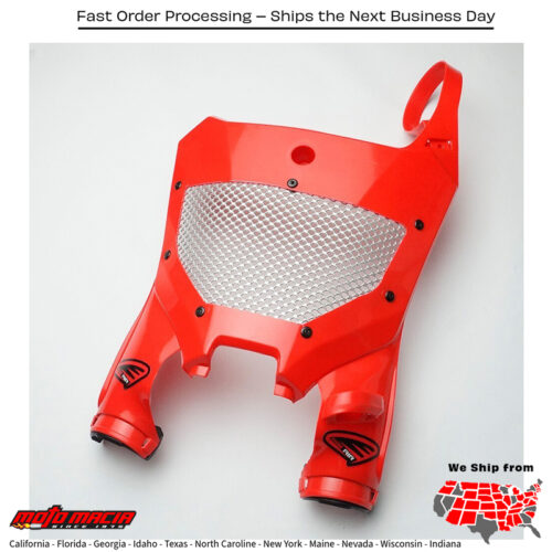 CYCRA Vented Stadium Number Plate Red Crf450rx 2025-2026 Crf250rx 202...