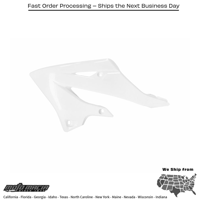 CYCRA Oem Radiator Shrouds White Yz125 2022-2026 Yz250 2022-2026... - Image 2
