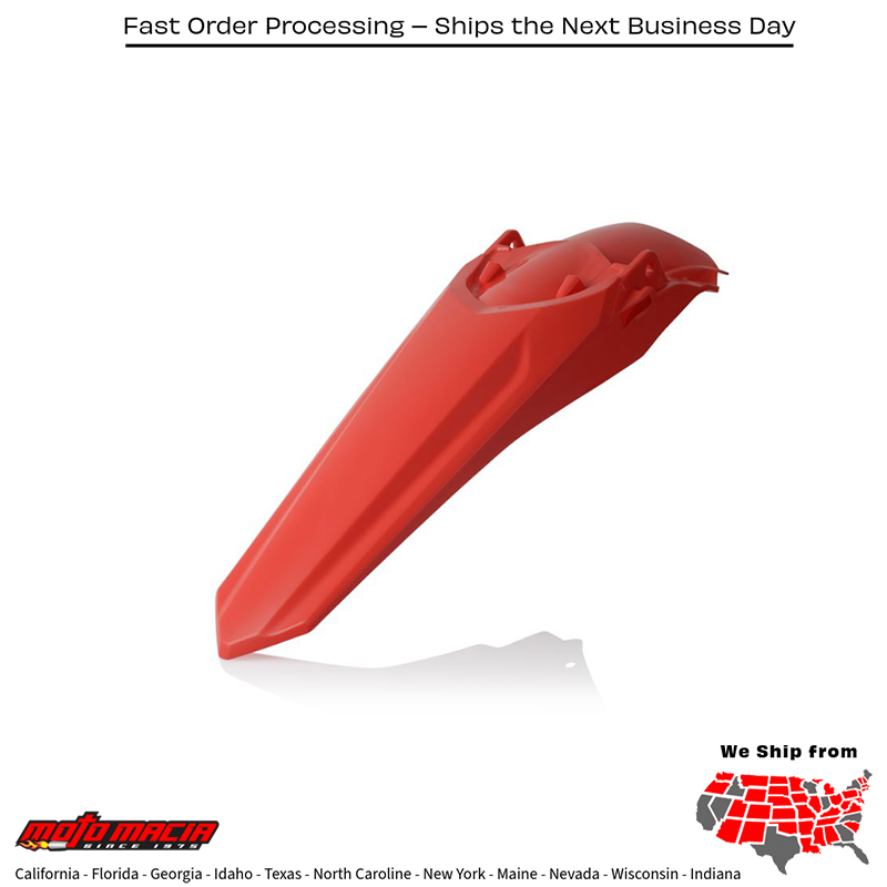 CYCRA OEM Rear Fender Red Honda Crf450rx 2021-2026 Crf450r...