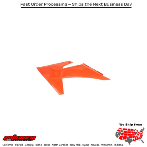 CYCRA Radiator Shrouds Orange 250 SX-F 350 SX-F 2023-2024 K...