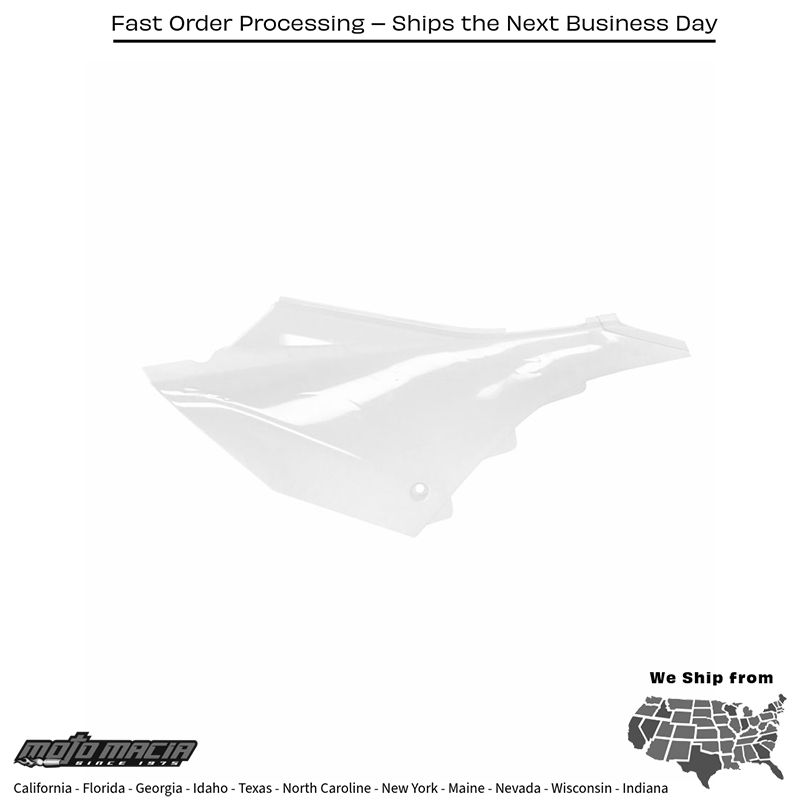 CYCRA Oem Side Panels White Yamaha Yz125 Yz250 2022-2026... - Image 2