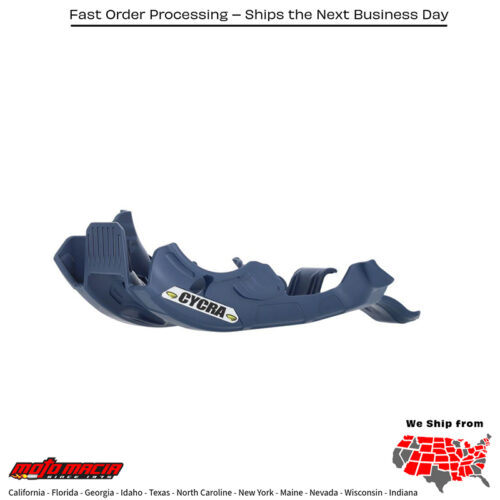 CYCRA Full Armor Skid Plate Husky Blue TC 250 2023-2026 TX 30...