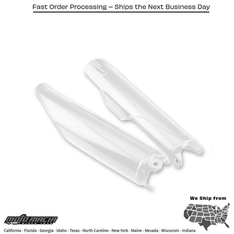 CYCRA Fork Guards White Honda Crf450rx 2017-2018 Crf450r 2006-2018 Cr more...