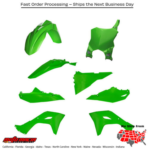 CYCRA 5 Piece Body Kit Oem Green Kawasaki Kx450f 2024-2026 Kx450x 2024-2...