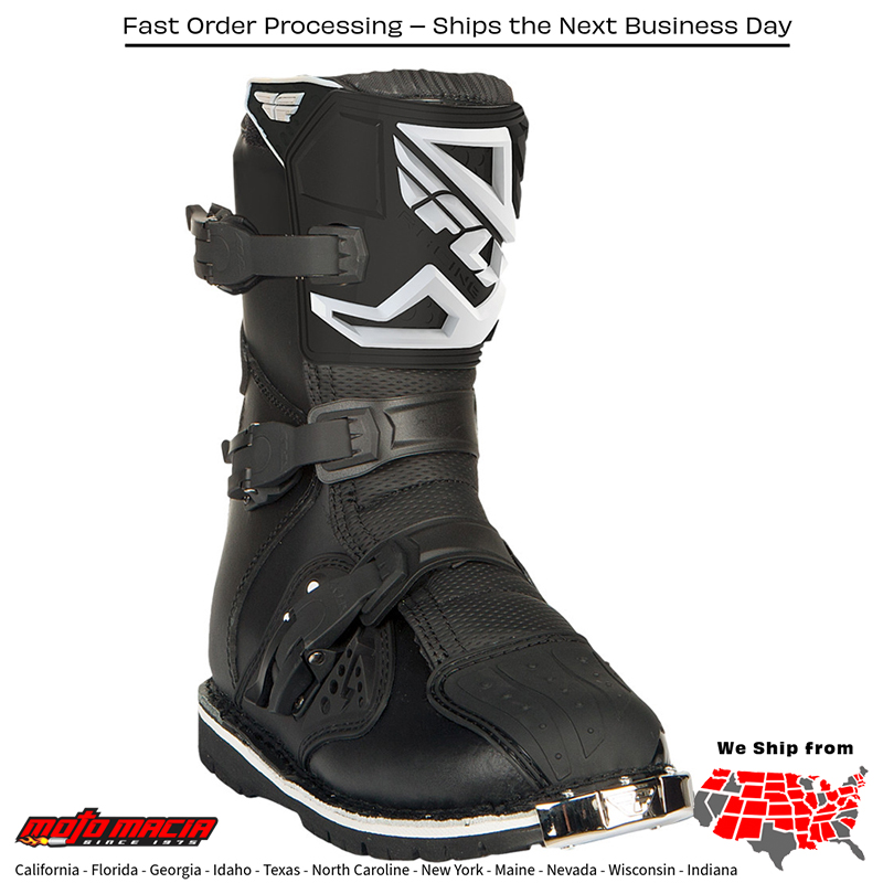 MAVERIK DUAL SPORT/ATV BOOTS BLACK