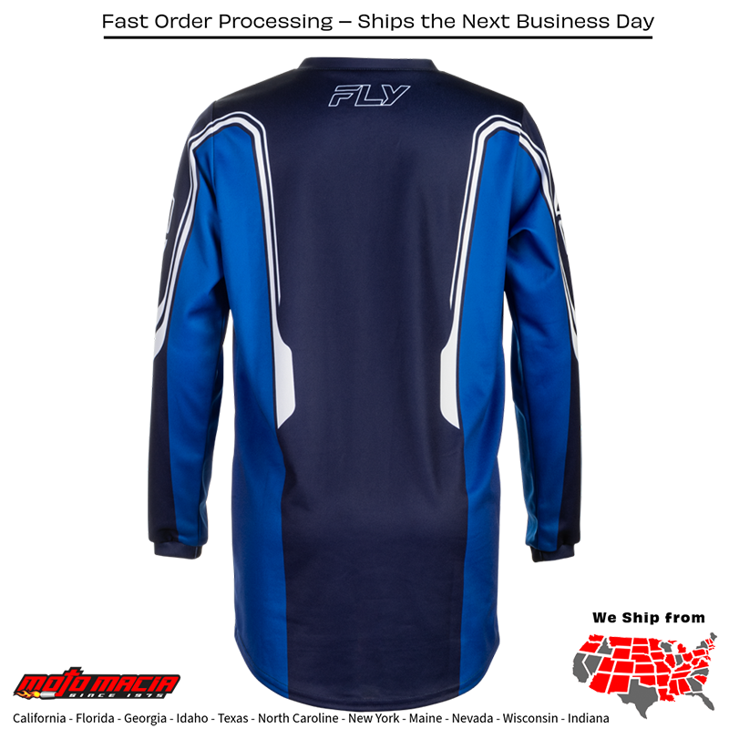 Youth F-16 Raze Jersey Navy/Blue/White - Image 2