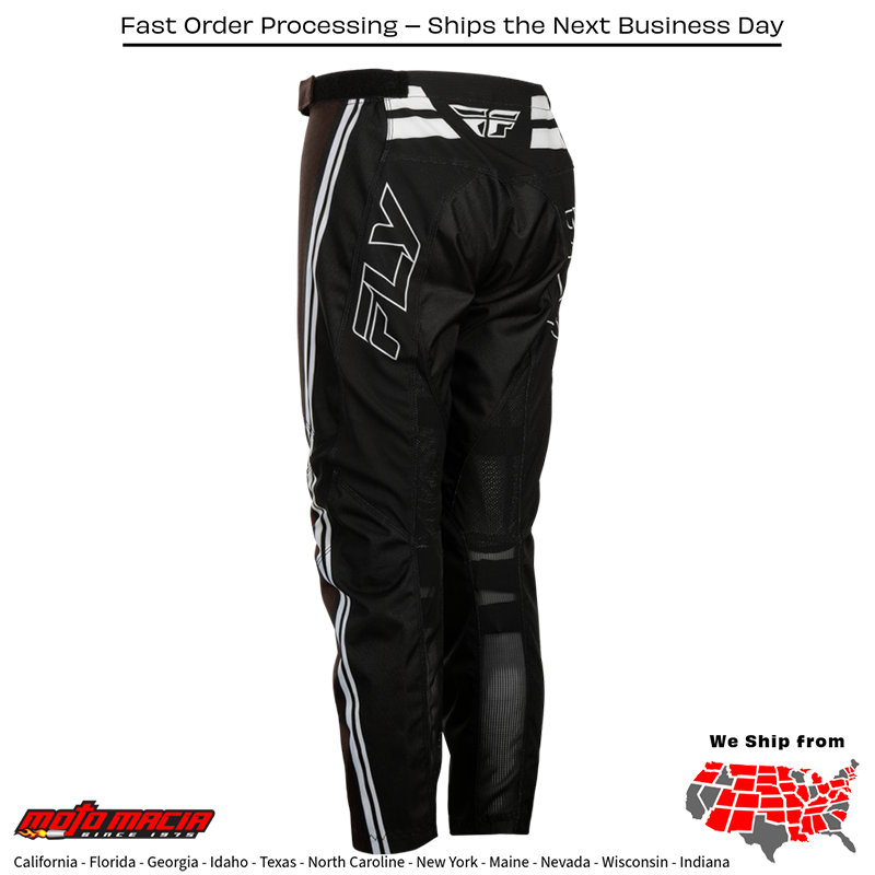 Youth F-16 Raze Pants Black/Red/White Size - Image 2
